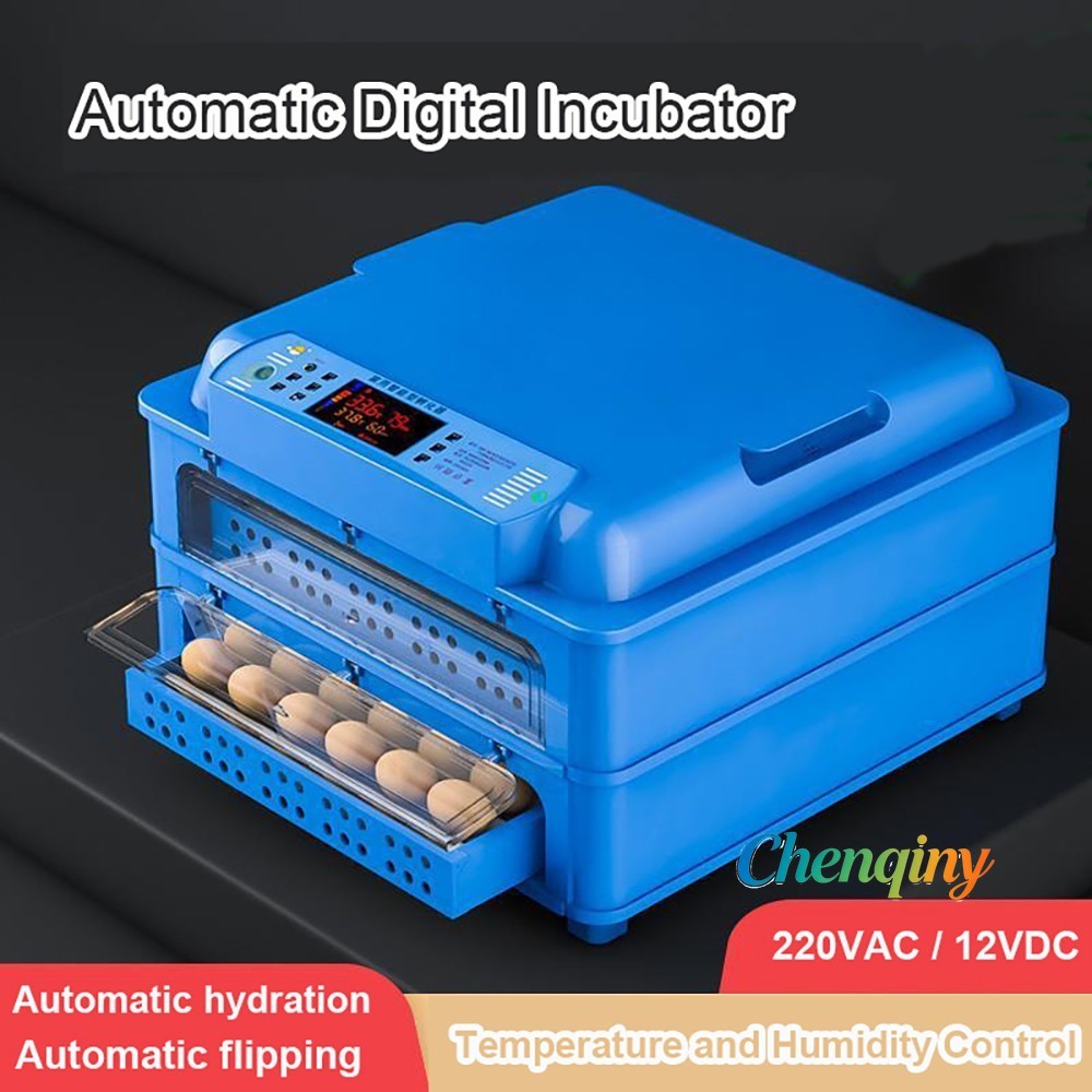 64- 320Pcs Eggs Automatic Digital Incubator Chicken Hatcher Temperature Control