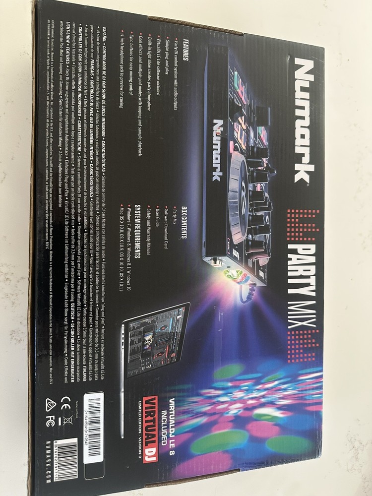 Numark Party Mix DJ Controller with Built in Light Show