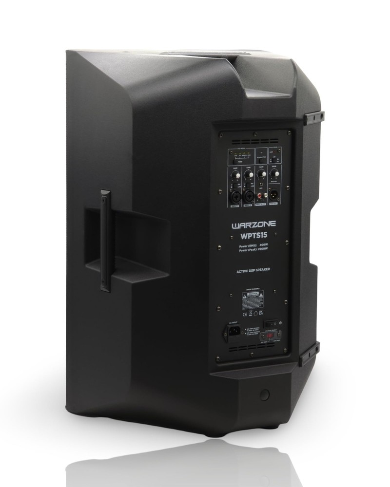 Warzone WPTS15 Speaker Bundle + 1 Adjustable PA Speaker Stand - 2 Items