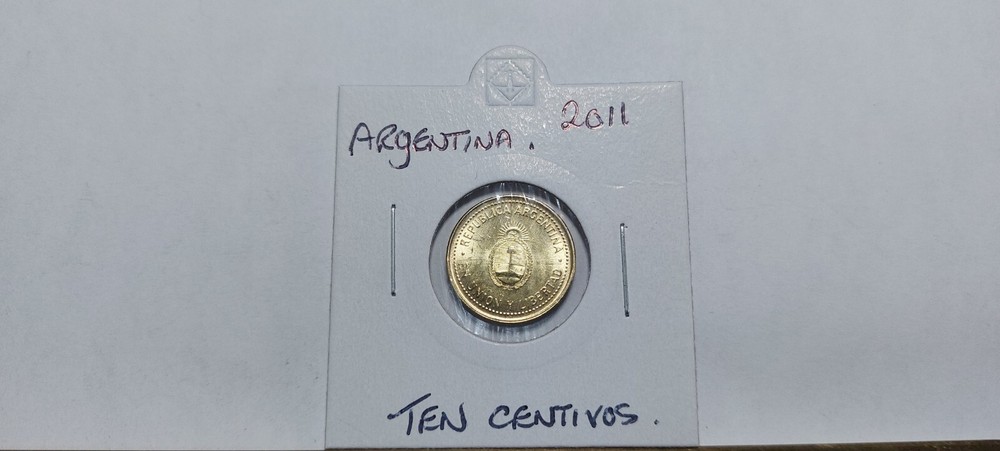 @@@ A SUPERB 2011 ARGENTINA TEN CENTIVOS ,,@@@