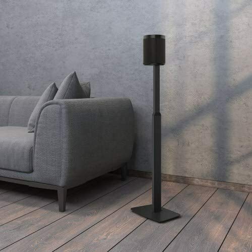 ynVISION Adjustable Floor Stands for Sonos One, One SL, Play:1 (2 Pack) Black