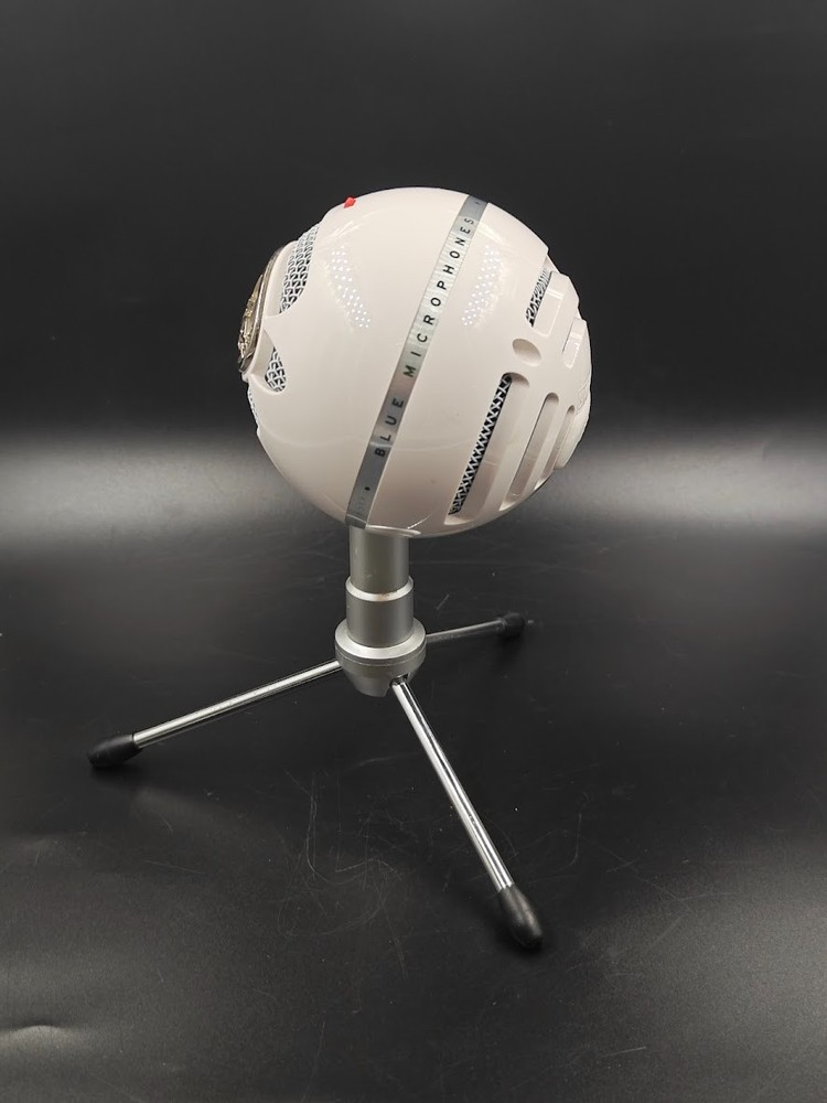 Blue Snowball Ice Microphone - White Used, Working