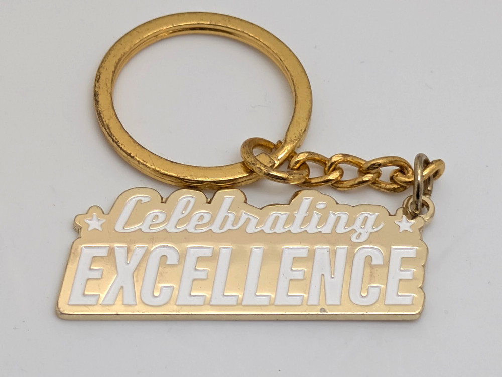 Celebrating Excellence Keychain