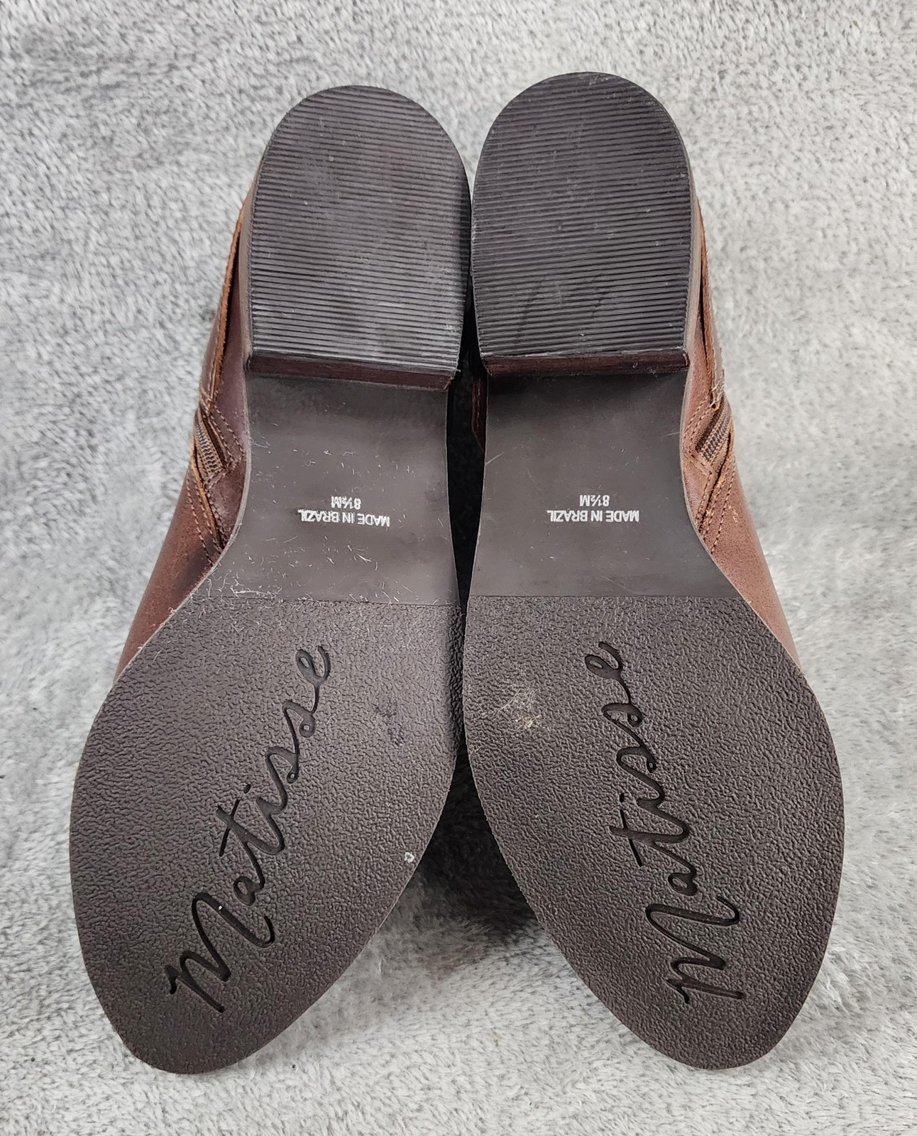 Matisse Kate Ankle Booties Women's Size 8.5 Brown Leather