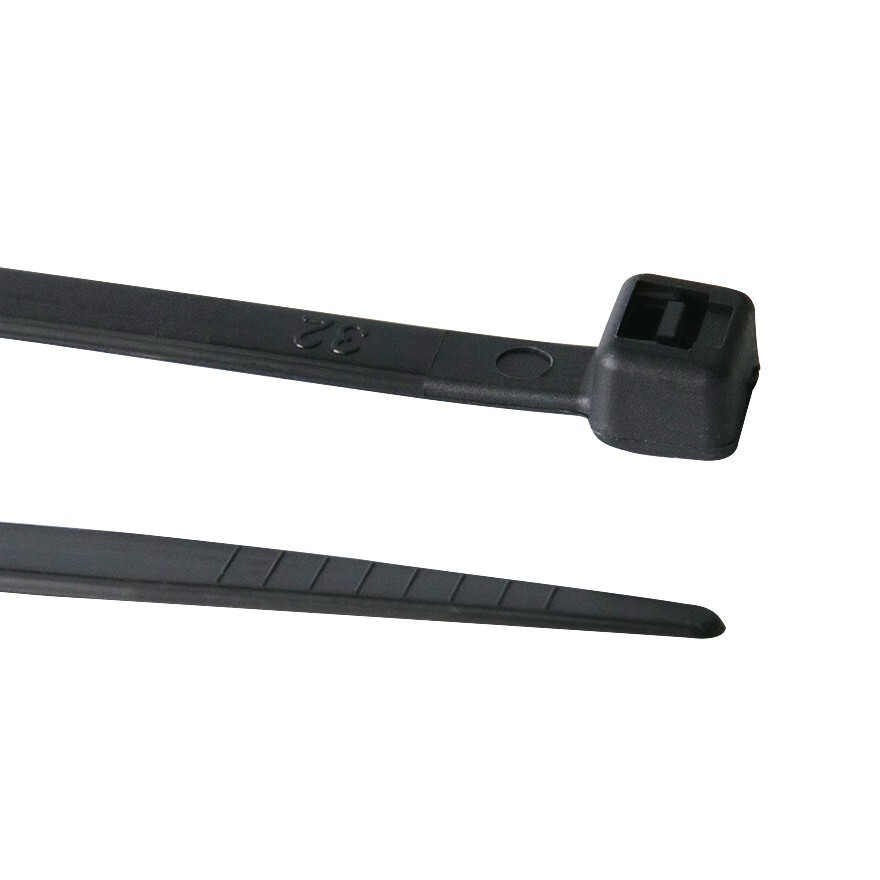 1000 Pack Construct Pro 7” Cold Weather Self-Locking Nylon Cable Ties Black Zip
