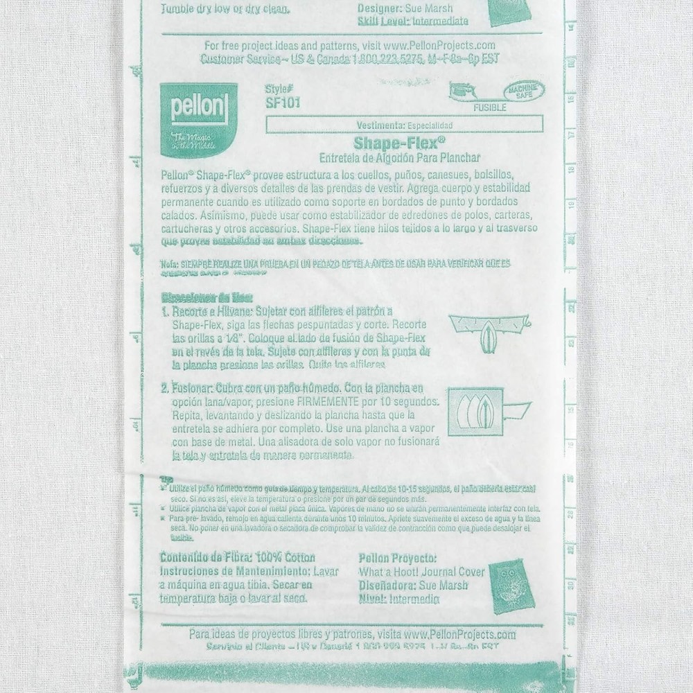 Fusible Woven Interfacing White Sold by Yard New