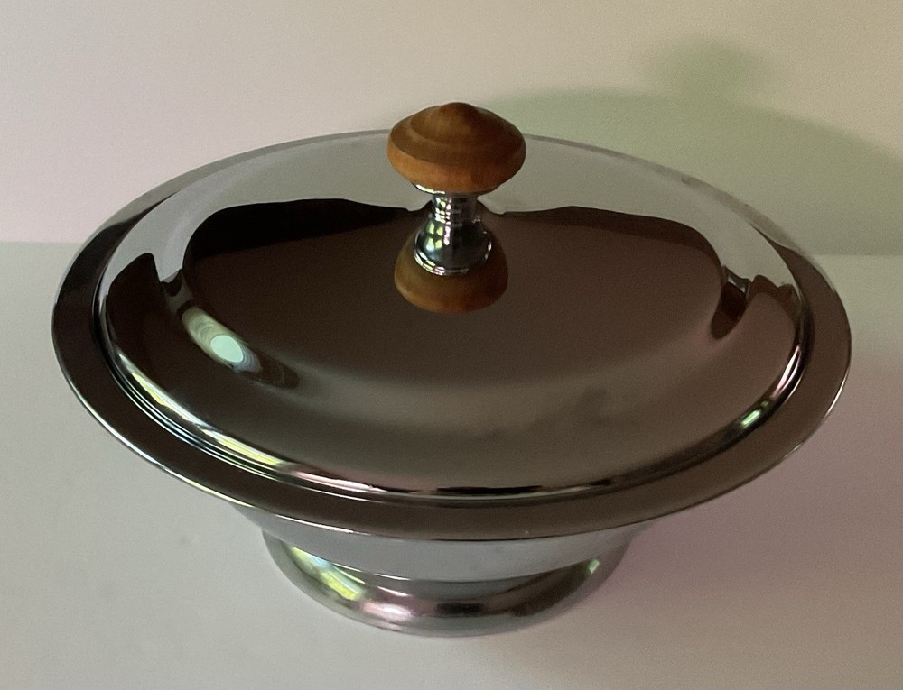 Nice Vintage Large Kromex Covered Server Warmer