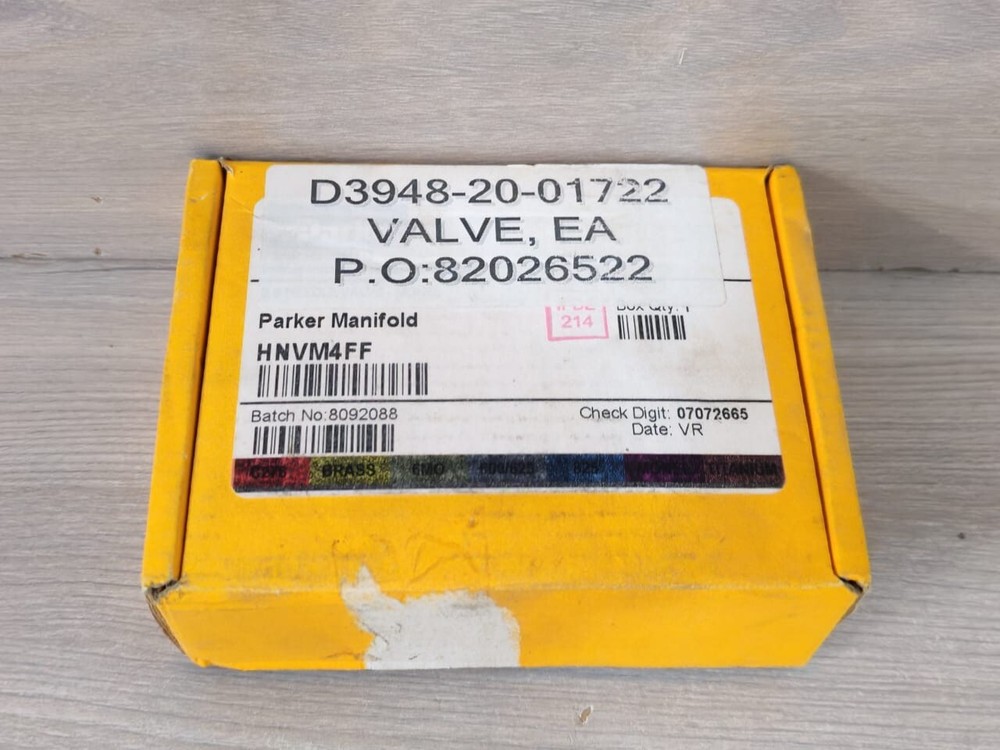 PARKER HNVM4FF BS NEEDLE VALVE -MONEL