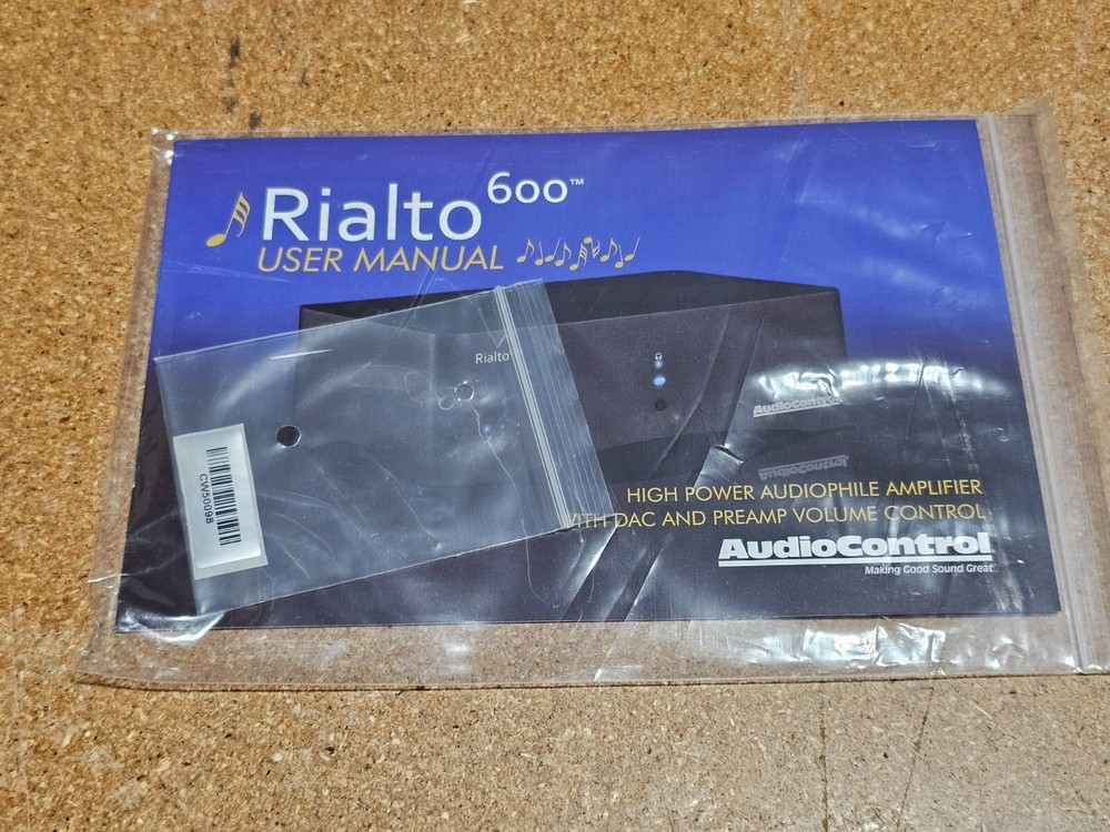 AUDIO CONTROL RIALTO 600 - WHITE