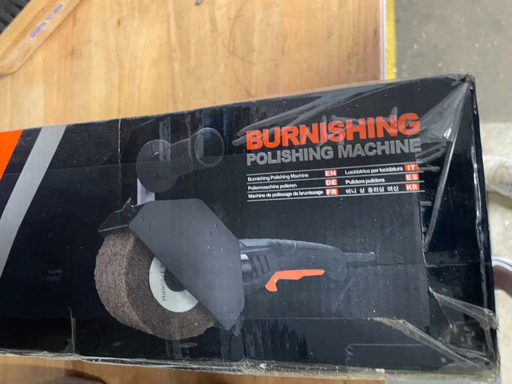 NOS MAXXT Burnishing Polishing Machine 1300W Handle Sander Wire Drawing Machine