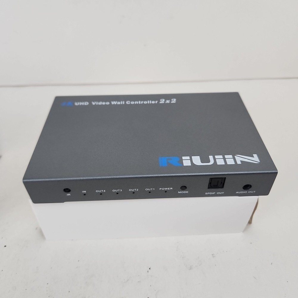 Video Wall Controller 2x2 HDMI 4K Input TV Wall Controller 12 Modes By Riuiin