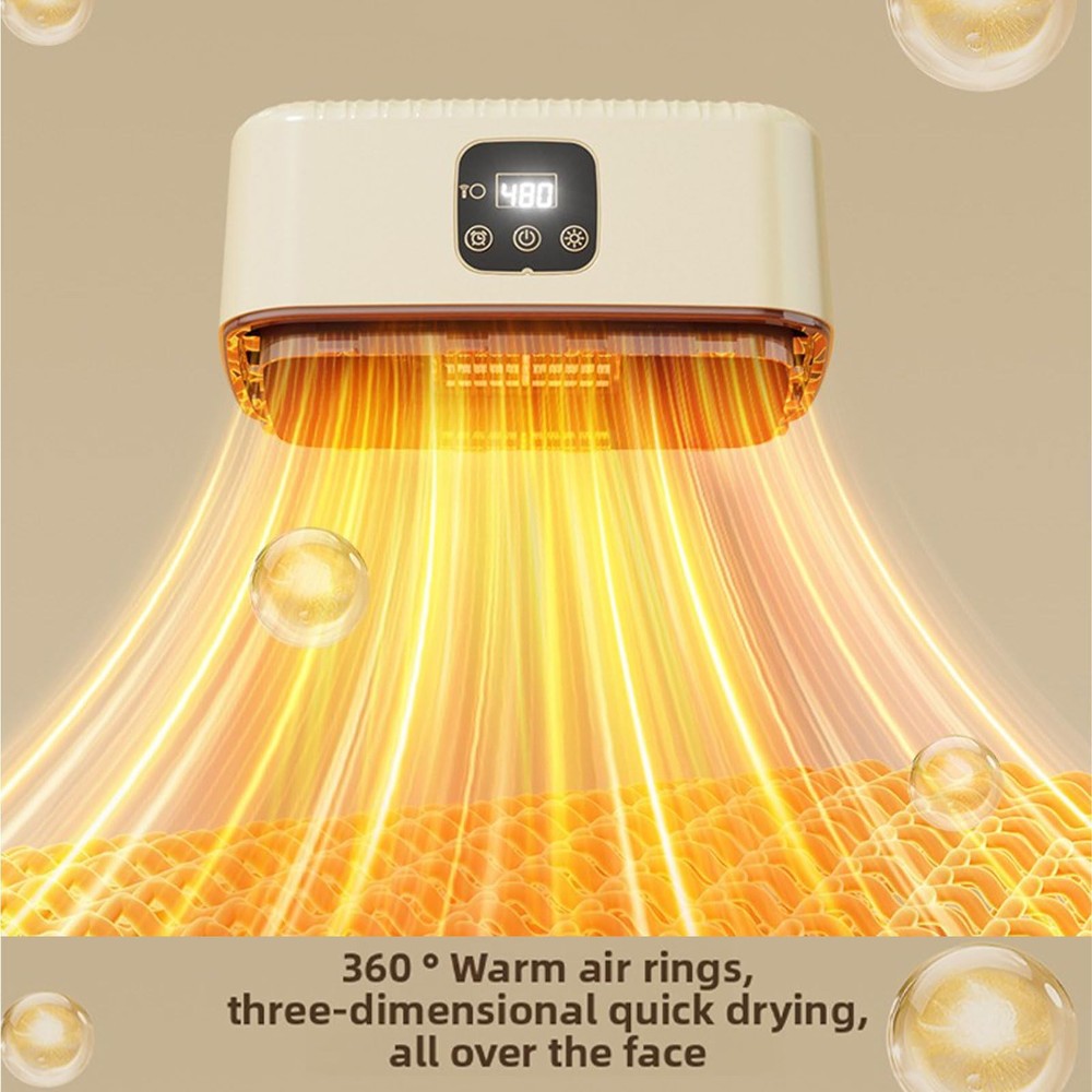 Portable Dryer Mini Compact 600W Adjustable Timer Quiet Fast Machine