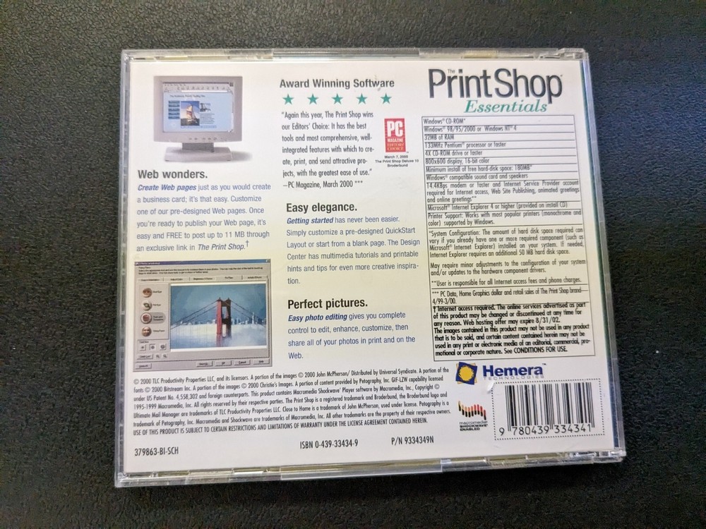 Print Shop Essentials Version 11 [Windows 95]