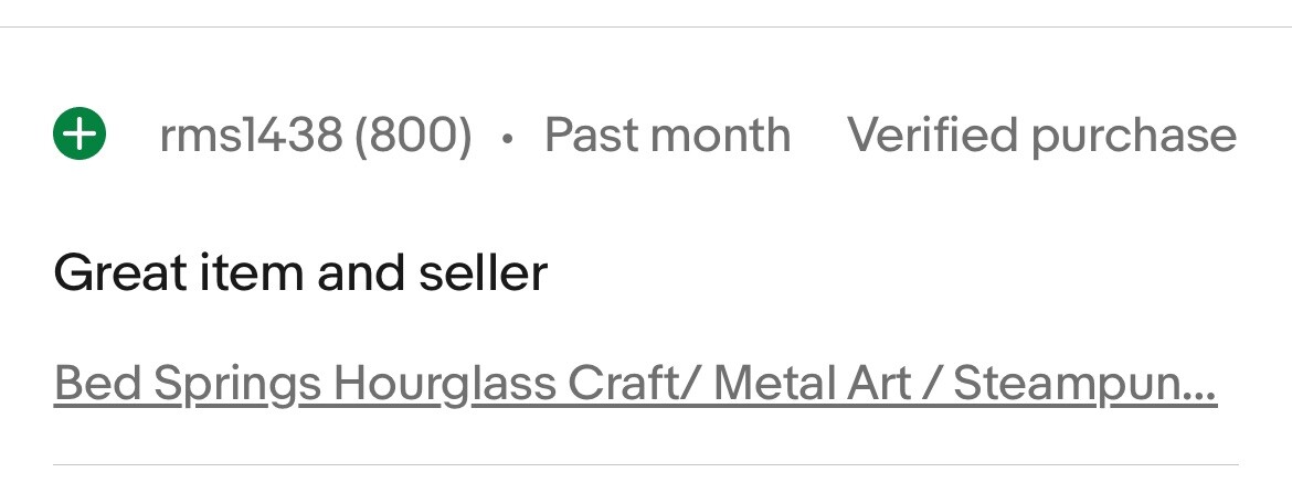 Bed Springs Hourglass Craft/ Metal Art / Steampunk (Used) Qty-6 Free Shipping!