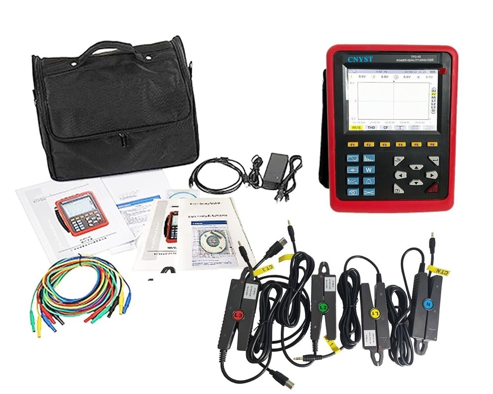 Power Quality Loggers Three-Phase Power Quality Analyzer Clamp Sensor 10mA~10A