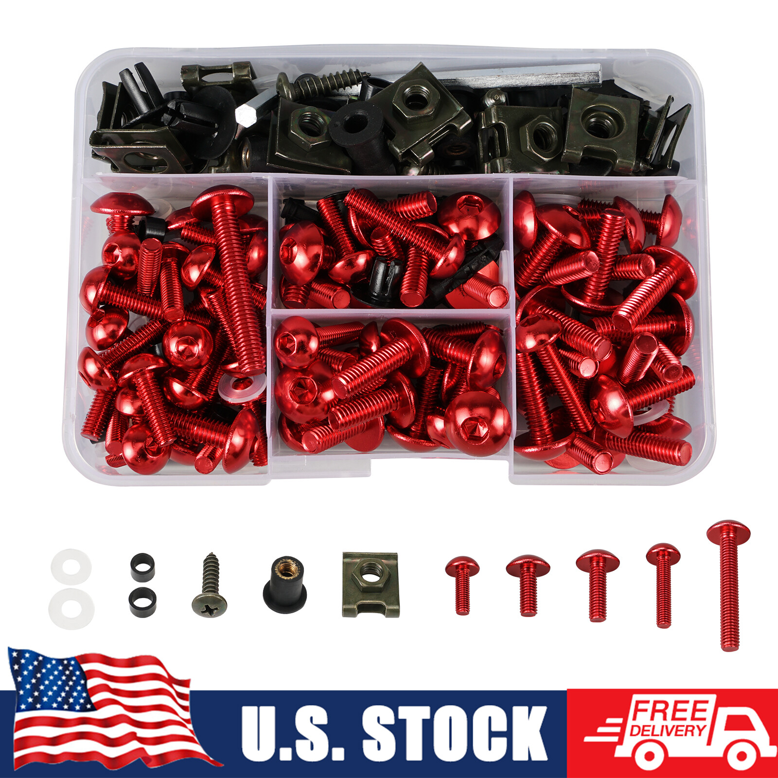 Fairing Bolt Kit Bodywork Screws for Honda CBR600RR CBR900RR CBR1000RR CBR1100XX