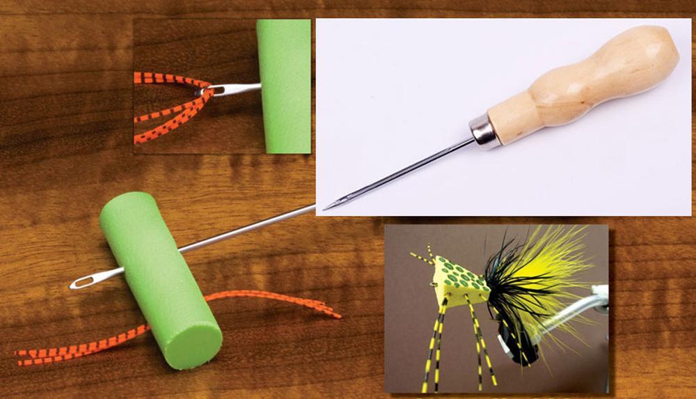Zuddy's Leg Puller Fly Tying Tools Lures Rubber Silicone Skirting Leg Puller Diy