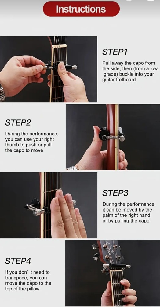 Rolling Glider Professional Capo..Hot Deal!