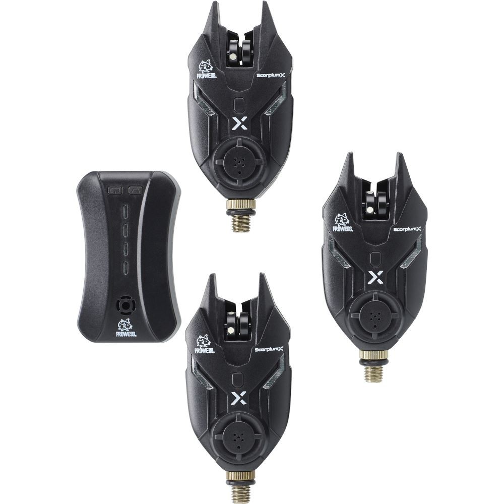 Prowess Bite Alarm Pack Scorpium X 3+1