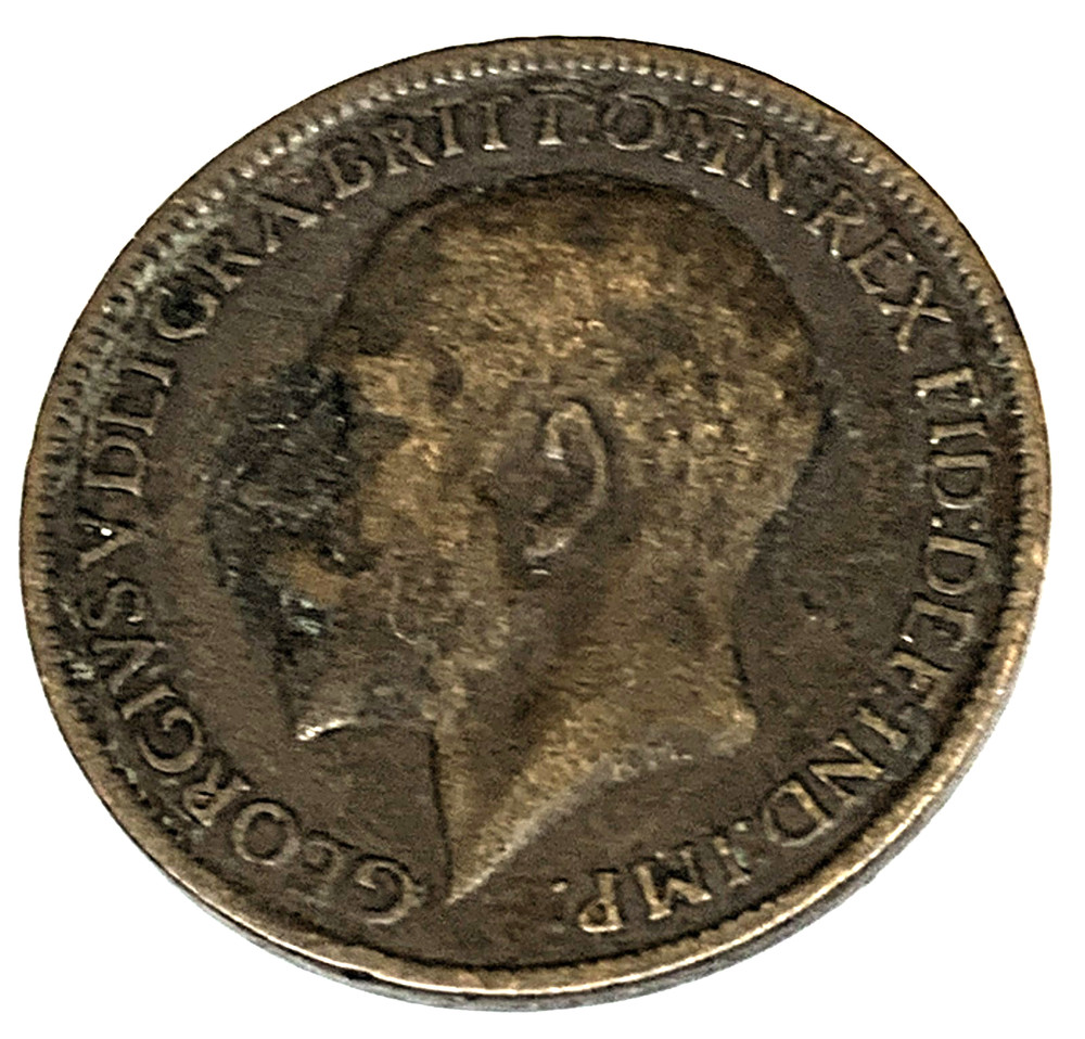 # C8808 GREAT BRITAIN COIN, FARTHING 1919