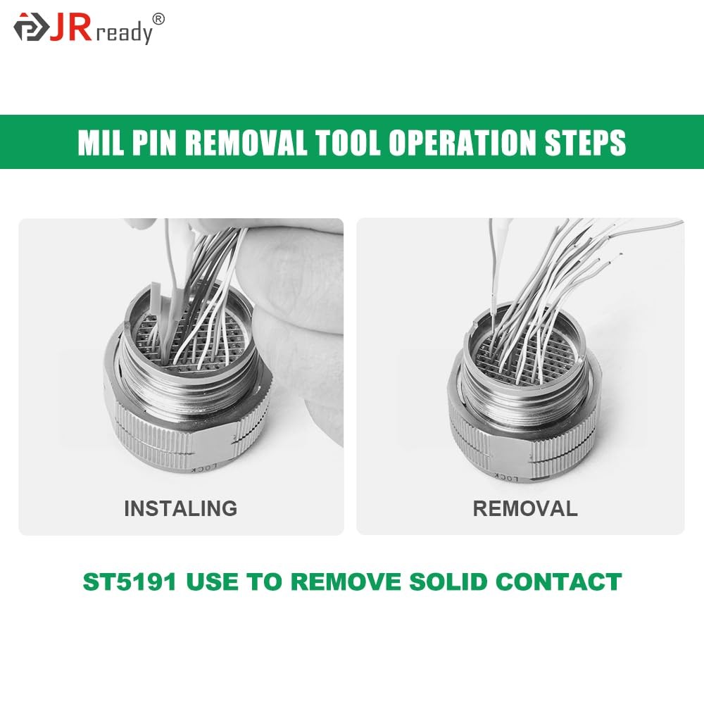 JRready 25Pcs M81969 14 01 22D Solid Barrel Installing Removal Tool for...