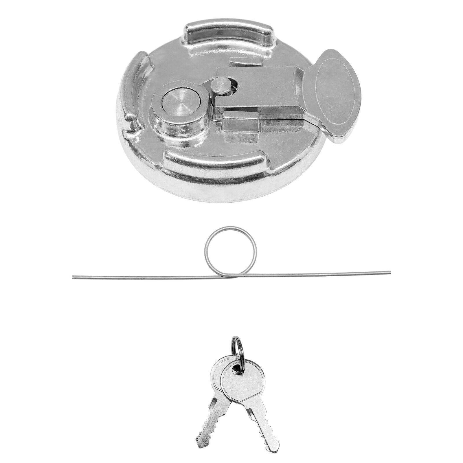 2x Locking Diesel Fuel Cap for 1972-2017 Peterbilt 330-587 Trucks 11-04859-200