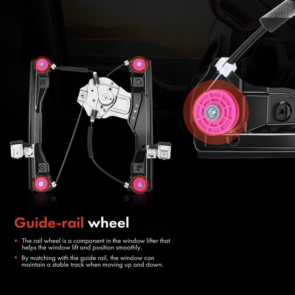 Front Right Window Regulator & Motor Assembly for Chevy Volt 2011-2014 Hatchback