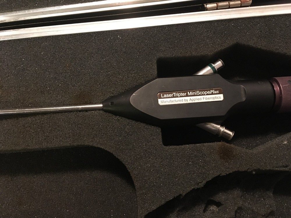 LaserTripter MiniScope includes 3 Adapters & Case. Applied Fiberoptics. Used