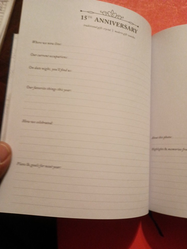 Draphy, Deluxe Wedding Journal Book Anniversary, New