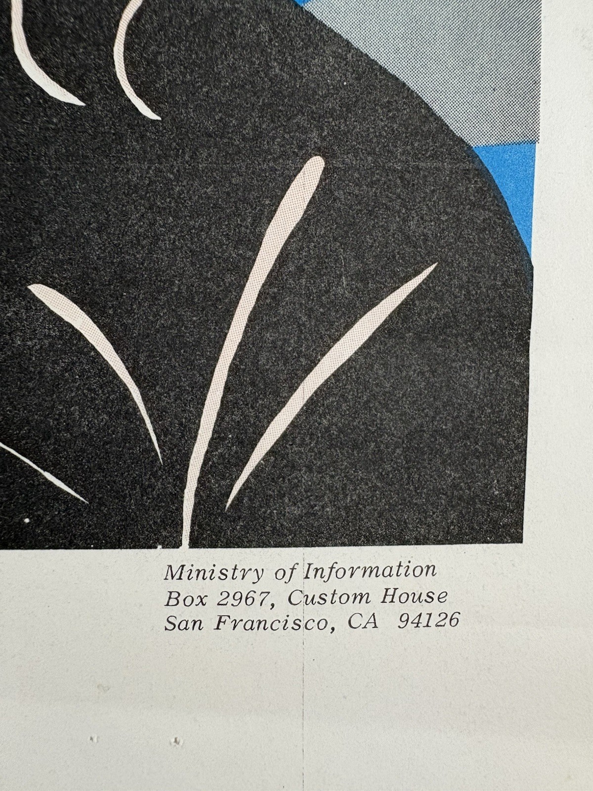 BLACK PANTHER PARTY Political Poster 1969 BPP Emory Douglas OPPRESSORS BLOOD