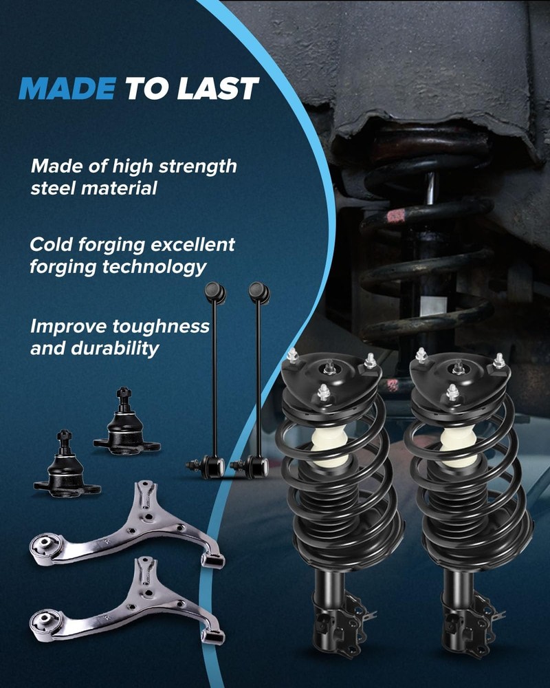 Complete Front Struts Kit for Rio Rio5 Accent 2006-2011 8 PCS