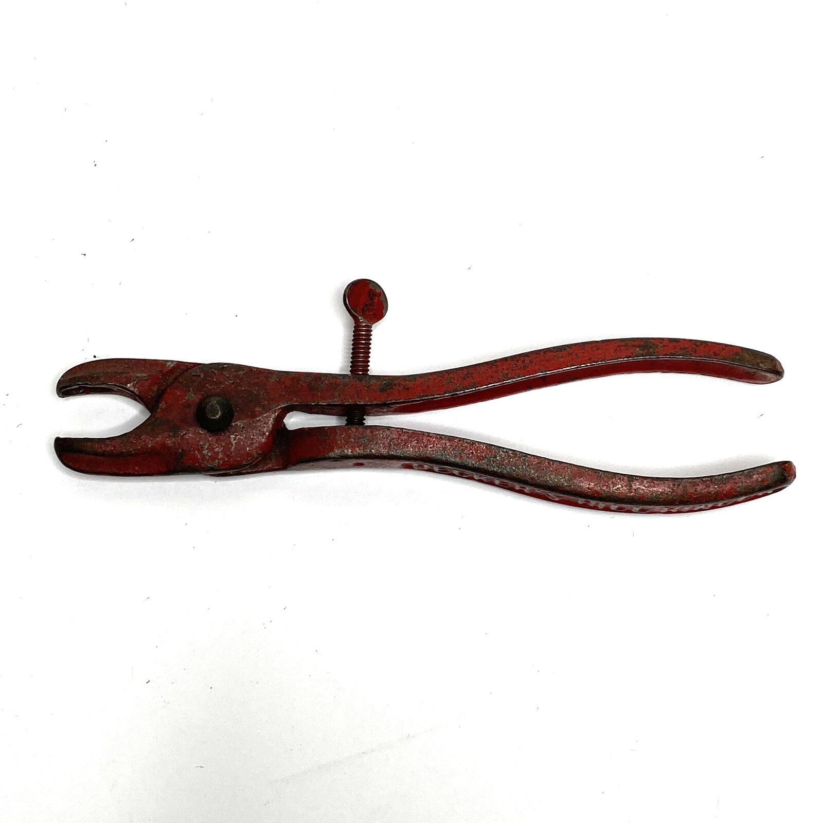 Vintage Decker’s Hill Hog Ring Ringer Pliers Red