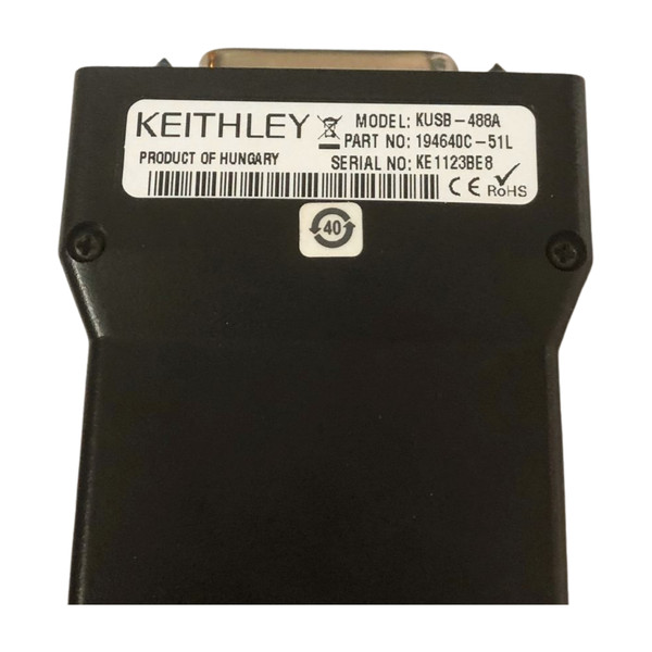 Keithley KUSB-488A (194640C-51L) USB to GPIB Interface Adapter