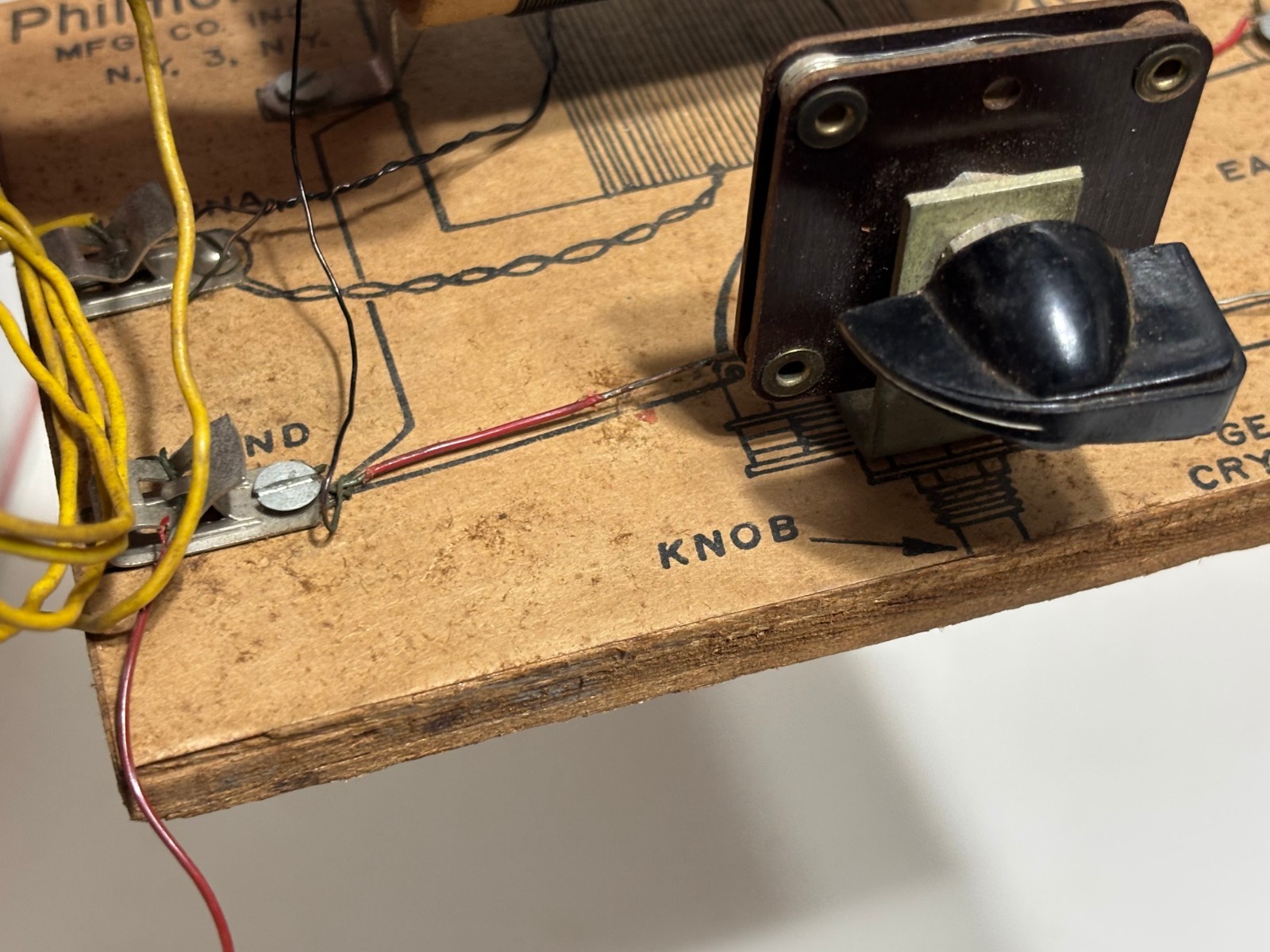 Vtg U.S. COMMAND Space Satellite MOON RADIO box only + PHILMORE VC-1000 SATO Ear