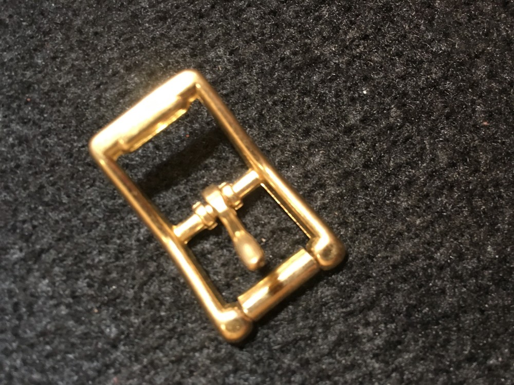 Roller Buckle - 3/4" - Solid Brass - Pack of 10 (F262)