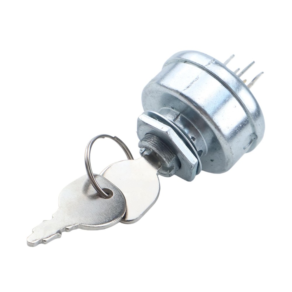 Chamixx Ignition Starter Switch 3623 with 2 Keys Compatible Slivery