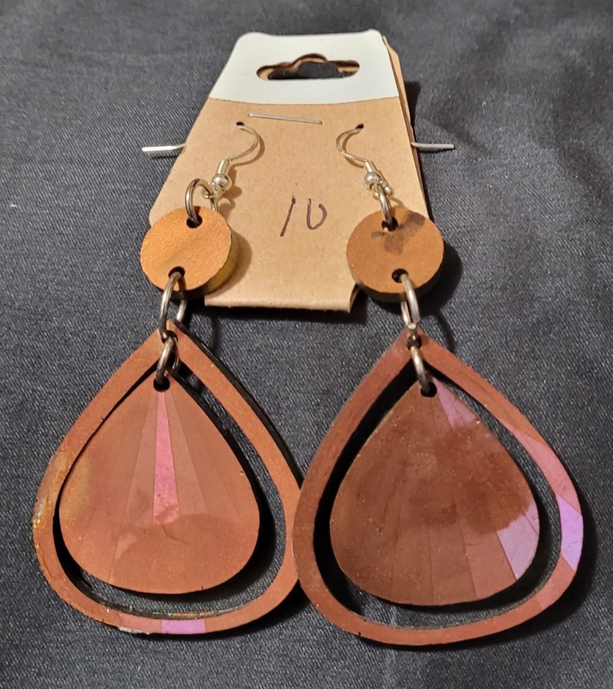 Handmade Epoxy Pierced Earrings