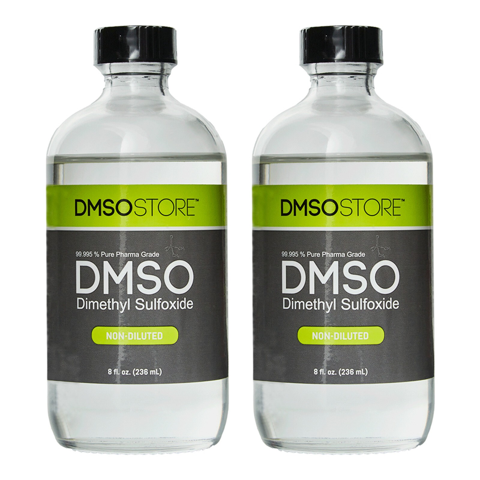 DMSO 2 Glass Bottle Special Non-Diluted 99.995% Low odor Dimethyl Sulfoxide