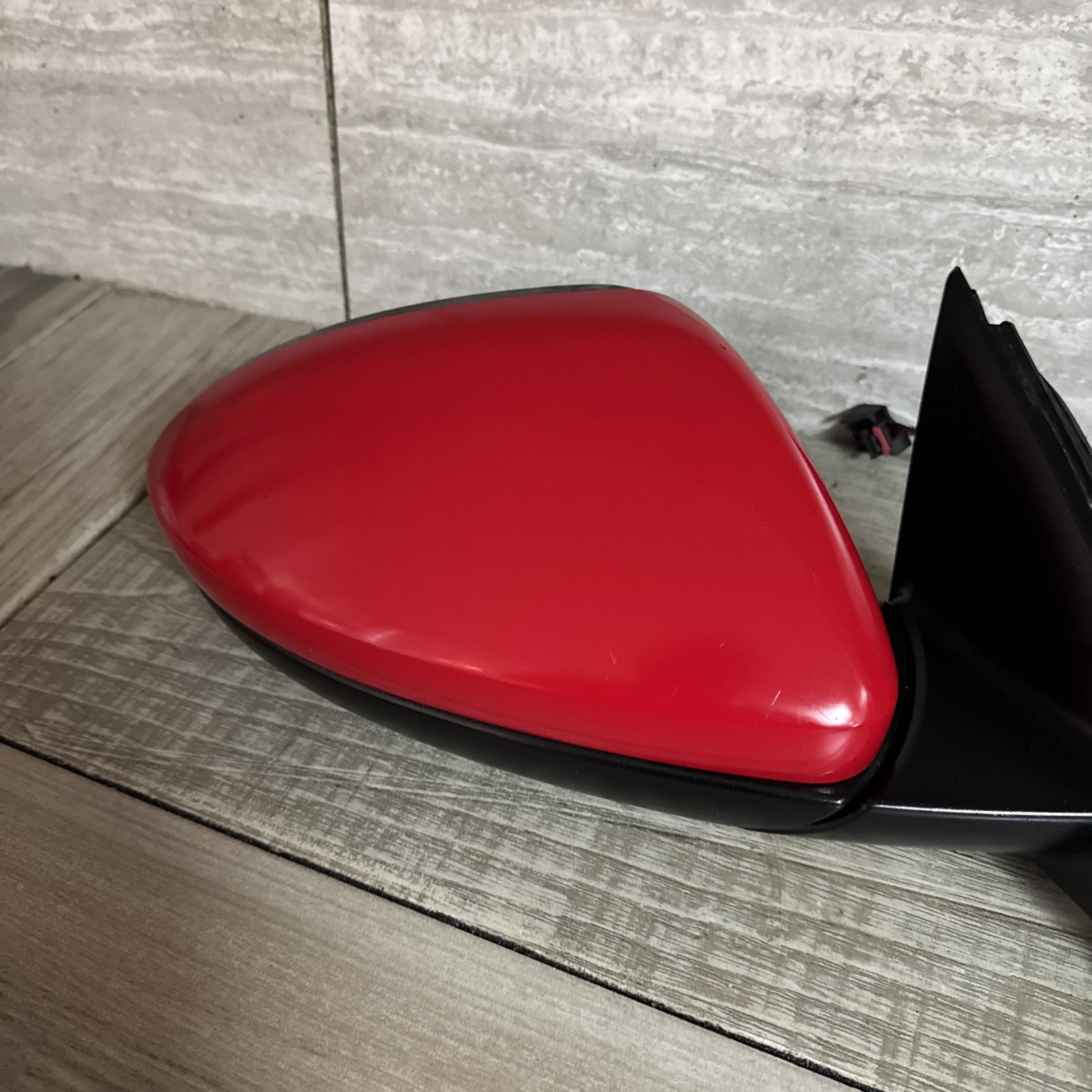 🥇 2019-2023 VW Volkswagen Jetta RH Passenger Power Mirror w/Blind Spot OEM Red