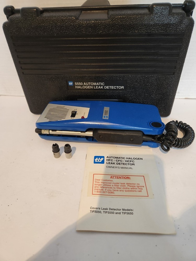 TIF 5550 Automatic Halogen Leak Detector with Hard Case