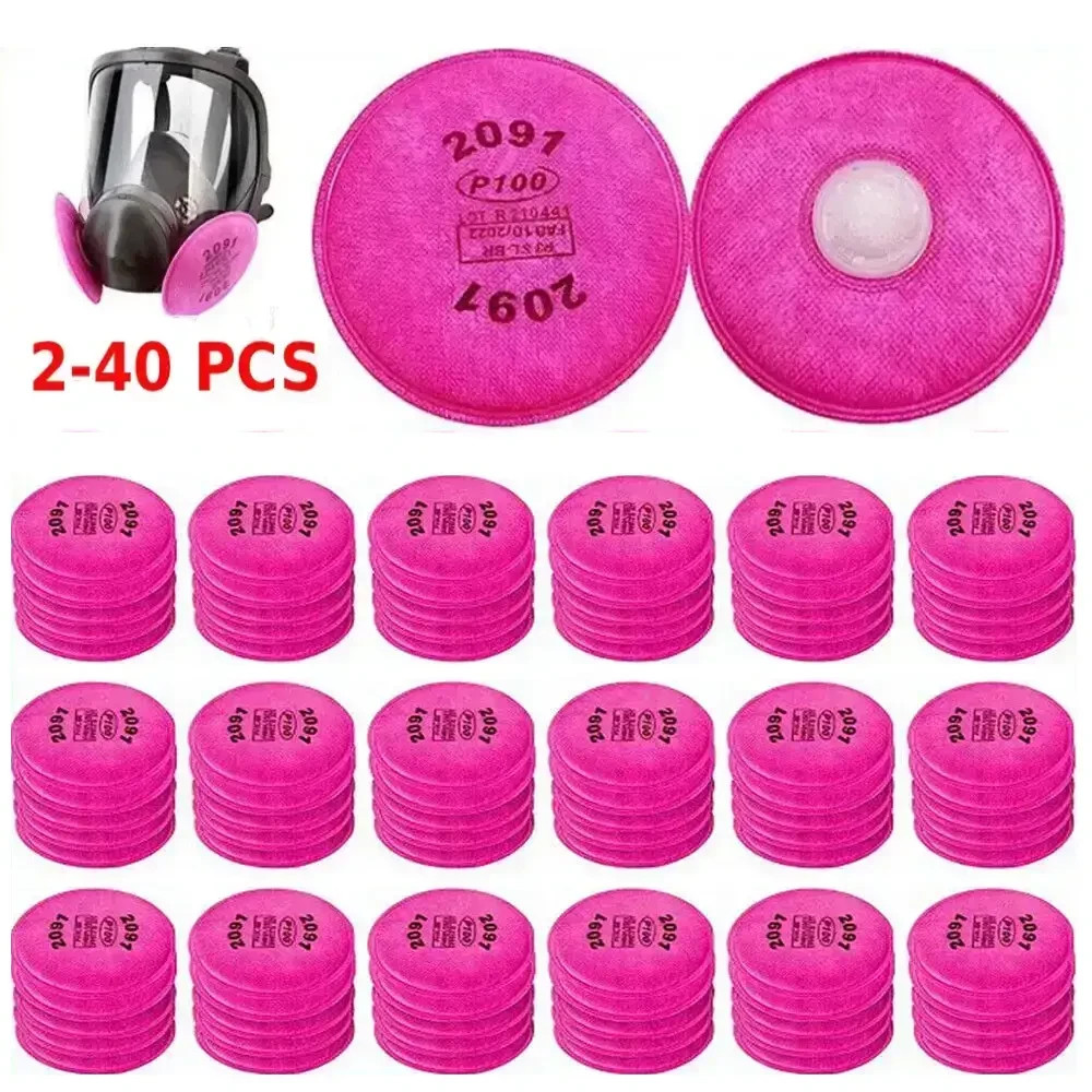 2091 P100 Replacement Particulate Filters Respirator for6000 6200 6800 7000 FF-4