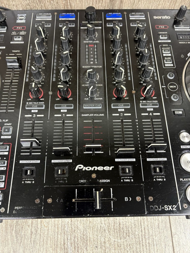 Pioneer DDJ-SX2 Performance DJ Controller With AC Power Adapter Tested.