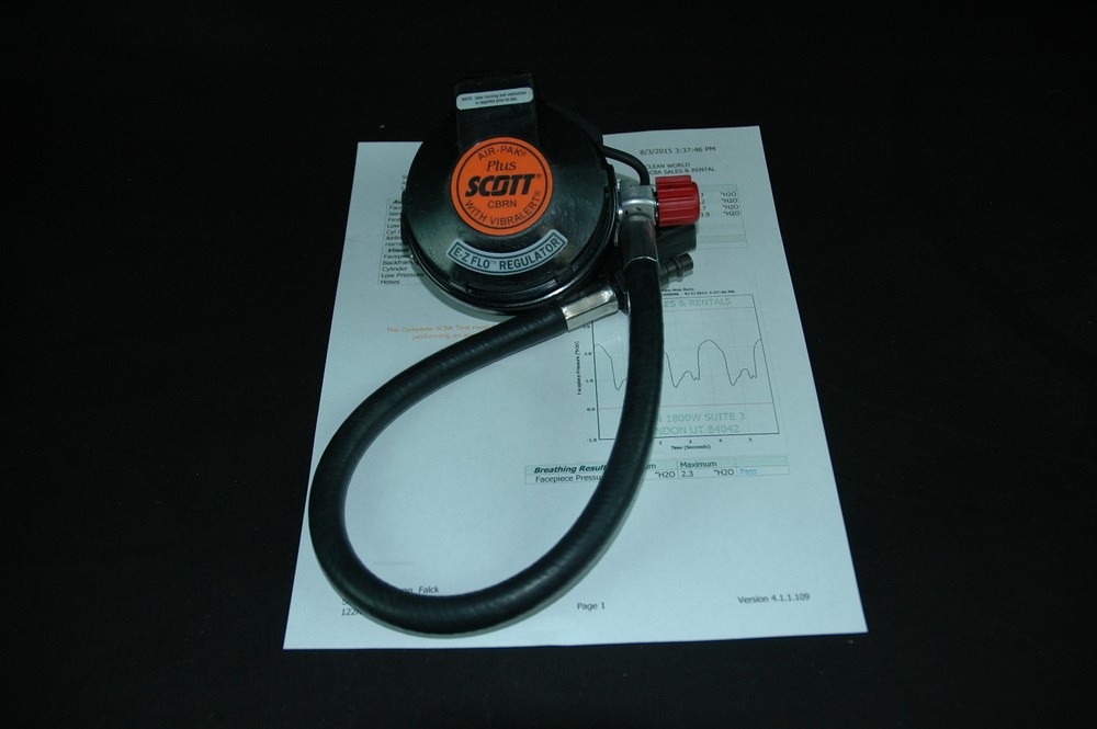Scott SCBA Ez-Flo Regulator with Quick Disconnect & HUD (Refurbished)