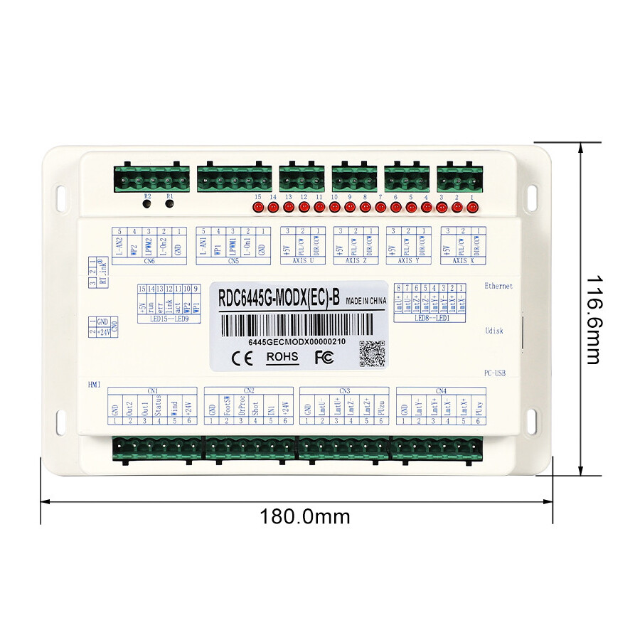 Ruida RDC6445G-MOD5 Co2 Laser DSP Controller System for Cutting and Engraving
