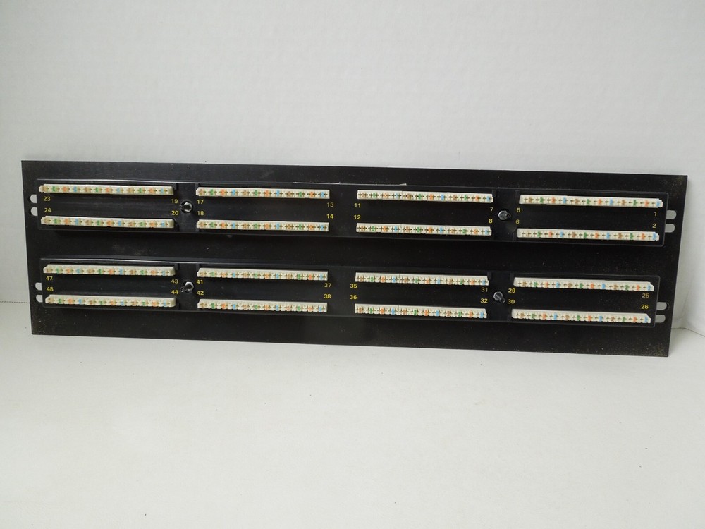 Ortronics CAT 5 Patch Panel 48-port model OR-851000334 - NEW