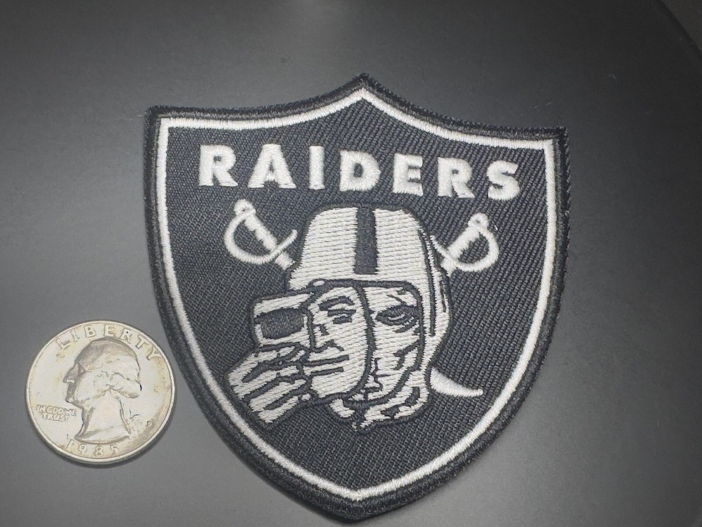 Oakland Raiders Iron On Patch