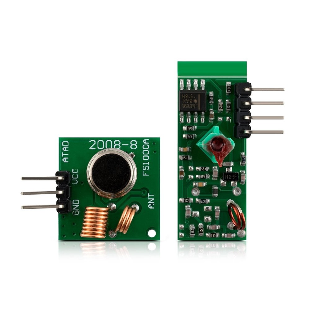433 MHz Transmitter and Receiver Module Kit for Remote Control Raspberry Pi A...