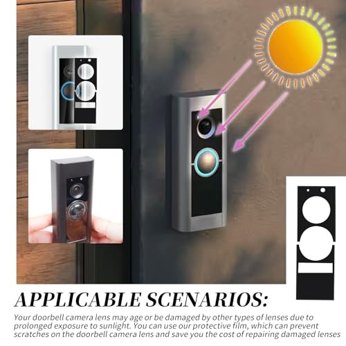 Replacement Screen Protector Compatible with Ring Doorbell Pro Older
