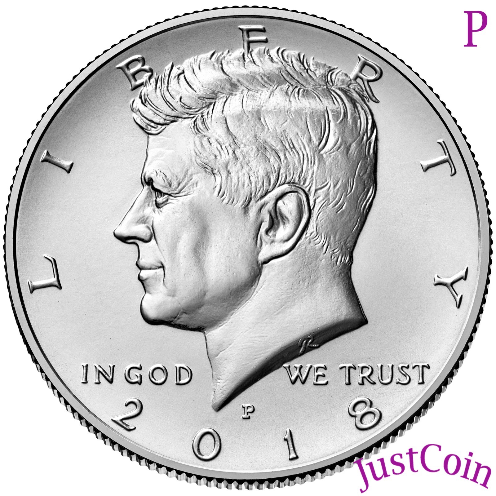 2018 P&D KENNEDY HALF DOLLAR SET CLAD TWO COINS SET UNCIRCULATED
