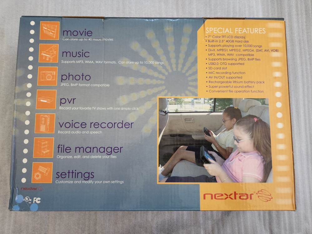 Nextar 7" Multi Media Machine Model #MC3007 - New - Open Box